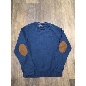 Vintage Blue American Outfitters Men's Size XL Sweater Elbow Pads